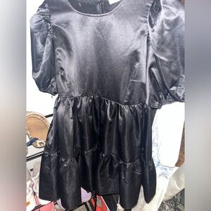 Day + Moon Satin Mini Dress